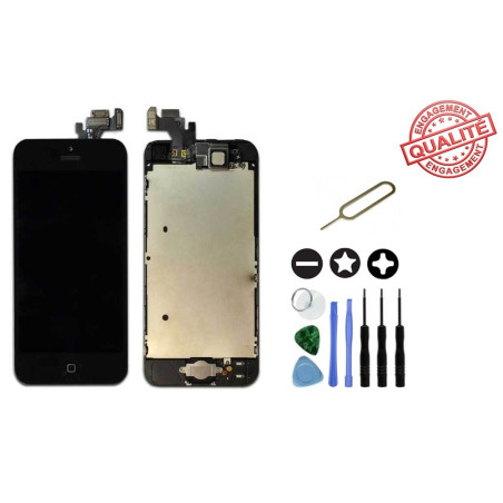 Ecran complet iPhone 5 Noir + Outils