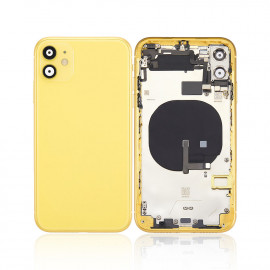 Vitre face arrière jaune avec adhésif iPhone 11 qualité origine