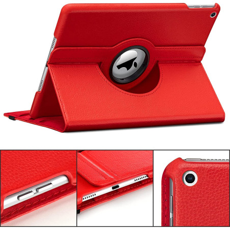 Etui 360° Rouge iPad 7 / 8 / 9 / iPad Pro 10,5"