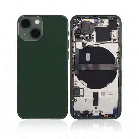 Coque arrière complète iPhone 13 Mini vert
