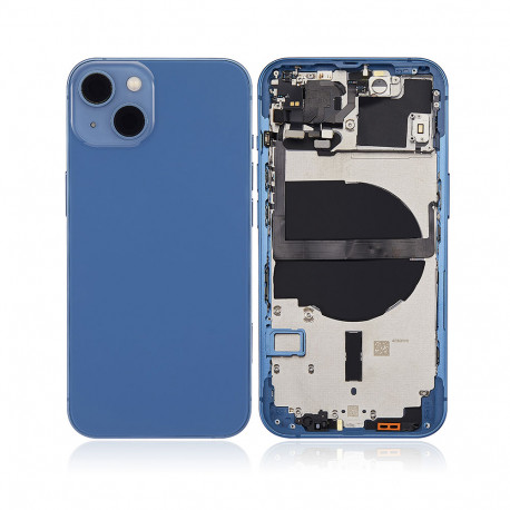 Coque arrière complète iPhone 13 bleu