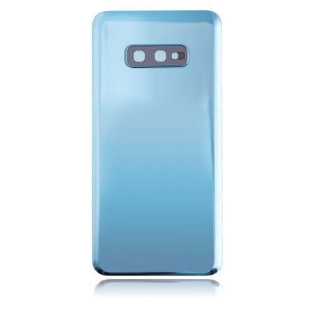 Vitre arrière de remplacement Samsung Galaxy S10e bleu + adhésif