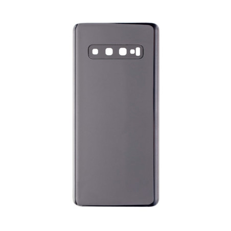 Vitre arrière de remplacement Samsung Galaxy S10 noir + adhésif