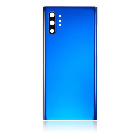 Vitre arrière de remplacement Samsung Galaxy Note 10+ bleu + adhésif