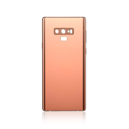 Vitre arrière de remplacement Samsung Galaxy Note 9 marron + adhésif