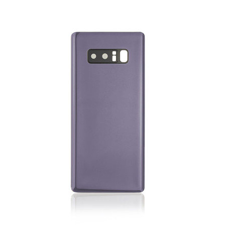 Vitre arrière de remplacement Samsung Galaxy Note 8 gris orchidée + adhésif