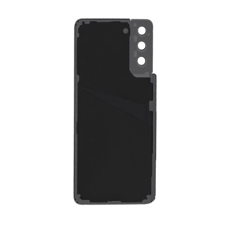 Vitre arrière de remplacement Samsung Galaxy S21+ noir + adhésif