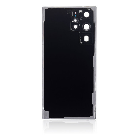 Vitre arrière de remplacement Samsung Galaxy S22 Ultra noir + adhésif