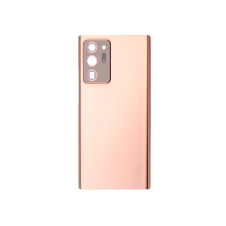 Vitre arrière de remplacement Samsung Galaxy Note 20 Ultra bronze + adhésif