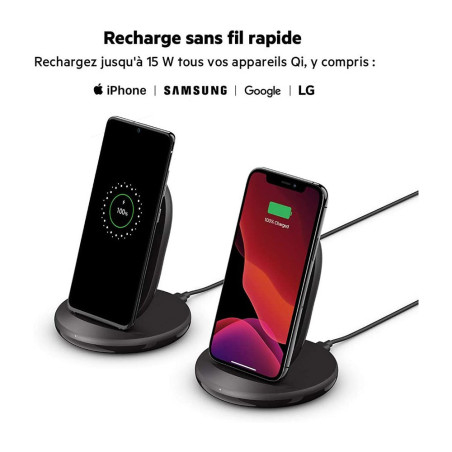 Socle de recharge sans fil magnétique 15W Belkin