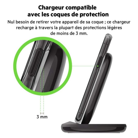 Socle de recharge sans fil magnétique 15W Belkin