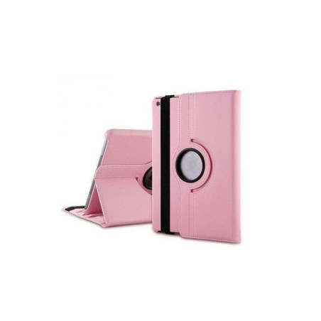 Etui cuir 360° iPad 7 / 8 / 9 / iPad Pro 10,5" rose