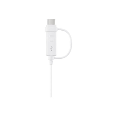 Câble de charge 2 en 1 USB vers USB-C + micro USB d'origine Samsung