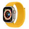 Bracelet tressé jaune Apple Watch 42 / 44 / 45mm
