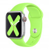Bracelet sport silicone vert clair Apple Watch 38 / 40 / 41mm