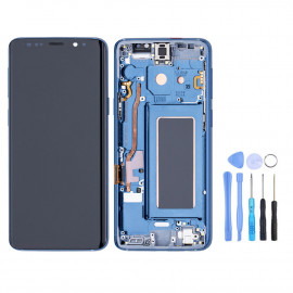Kit de changement de vitre arrière pour Samsung Galaxy S9 Bleu Corail