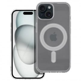 Coque silicone transparent MagSafe iPhone 15