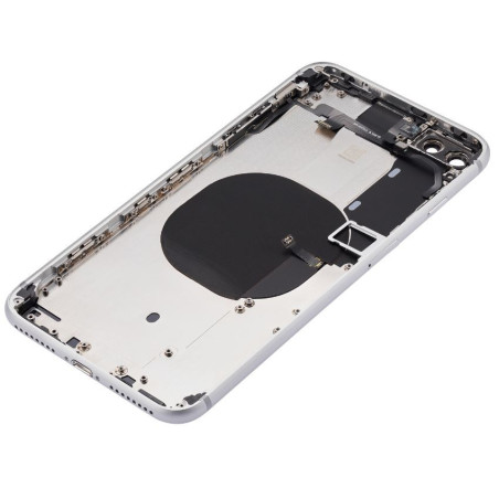 Coque arrière complète iPhone 8 Plus Argent