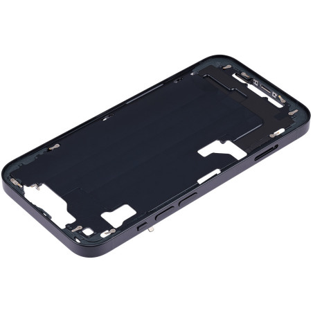 Chassis intermédiaire avec boutons power / volume iPhone 14 Noir