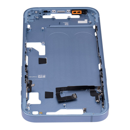 Chassis intermédiaire avec boutons power / volume iPhone 14 Bleu