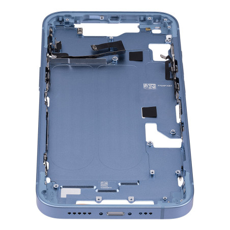 Chassis intermédiaire avec boutons power / volume iPhone 14 Bleu