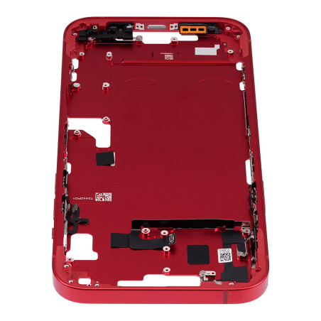 Chassis intermédiaire avec boutons power / volume iPhone 14 Plus Rouge