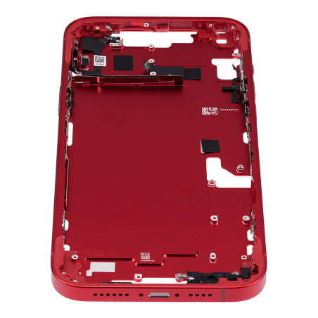 Chassis intermédiaire avec boutons power / volume iPhone 14 Plus Rouge