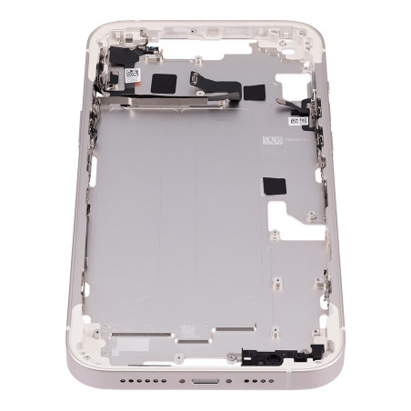 Chassis intermédiaire avec boutons power / volume iPhone 14 Plus Blanc