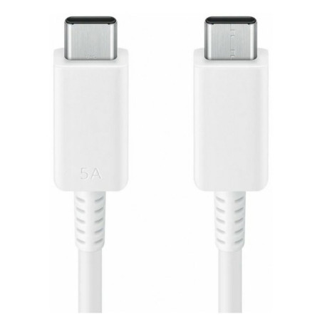 Câble USB-C vers USB-C 1,80M blanc d'origine Samsung avec packaging