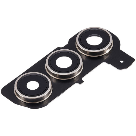 Lentille caméra arrière + contour Samsung Galaxy S24 crème