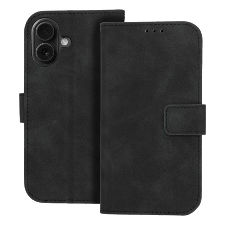 Etui portefeuille noir iPhone 16