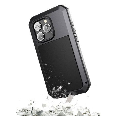 Coque Lunatik noir iPhone 15 Pro