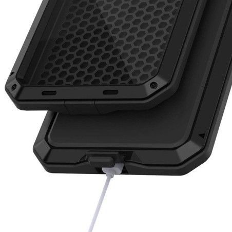Coque Lunatik noir iPhone 15 Pro Max