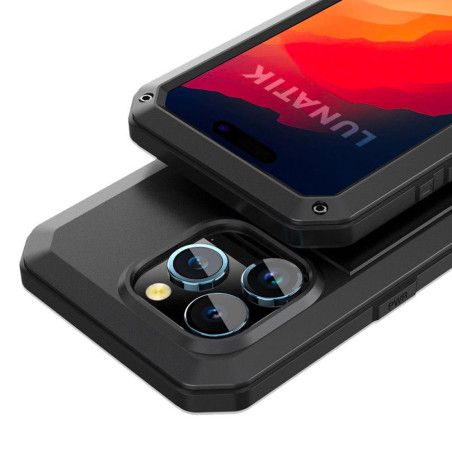 Coque Lunatik noir iPhone 15 Pro Max