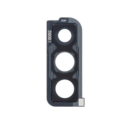 Lentille caméra arrière + contour Samsung Galaxy A30S noir