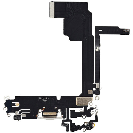 Connecteur de charge iPhone 15 Pro Max blanc