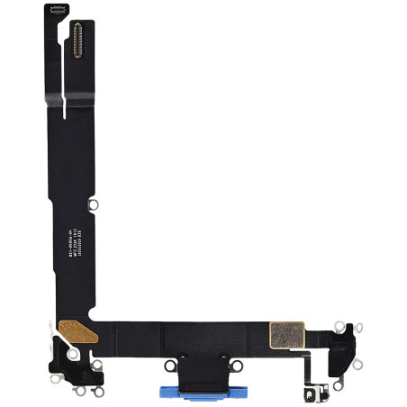 Connecteur de charge iPhone 16 Plus bleu outremer