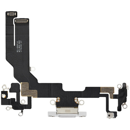Connecteur de charge iPhone 16e blanc