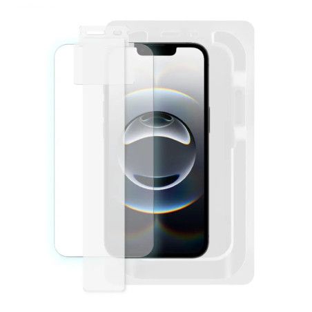 Lot 2 verres trempés avec applicateur facile iPhone 13 / 13 Pro / 14 / 16e