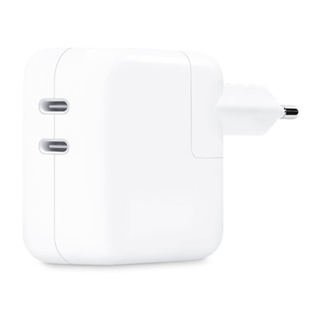 Prise secteur double USB-C 35 W d'origine Apple avec packaging
