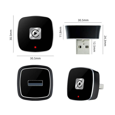 Adaptateur sans fil CarPlay et Android auto