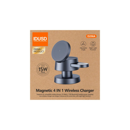 Chargeur sans fil 4-en-1 15W - IDUSD