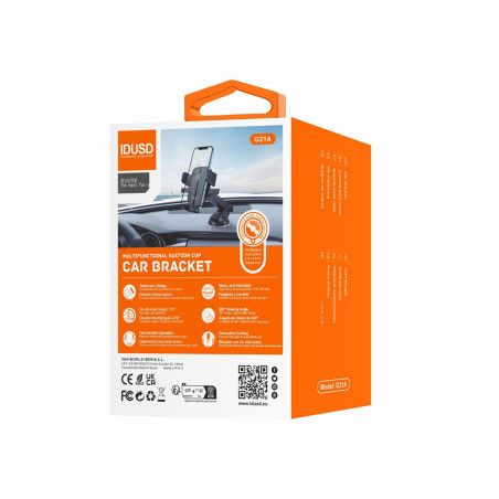 Support voiture smartphone 360° ventouse - IDUSD