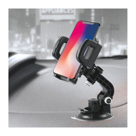 Support voiture smartphone 360° ventouse - IDUSD