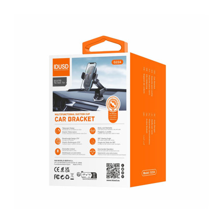 Support voiture ventouse smartphone - IDUSD