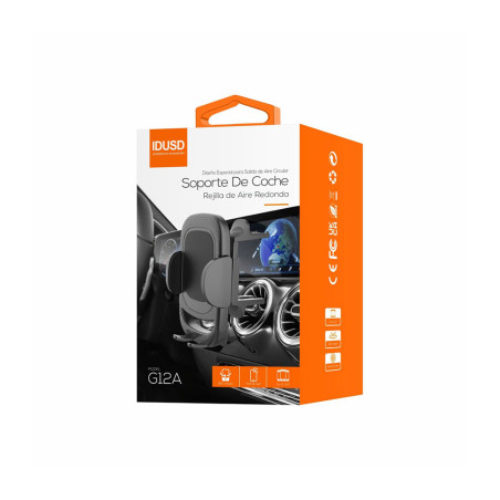 Support voiture smartphone grille d'aération ronde - IDUSD