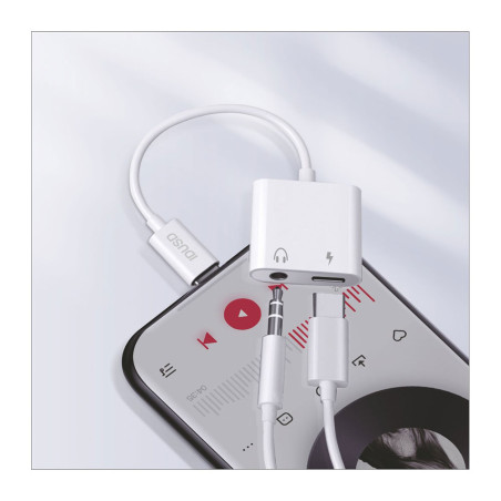 Adaptateur USB-C charge 27W + audio jack - IDUSD
