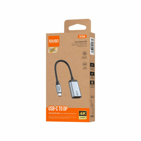 Adaptateur USB-C vers DisplayPort 60Hz 18cm - IDUSD