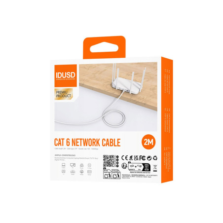 Câble Ethernet RJ45 2m - IDUSD