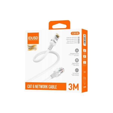 Câble Ethernet RJ45 3m - IDUSD